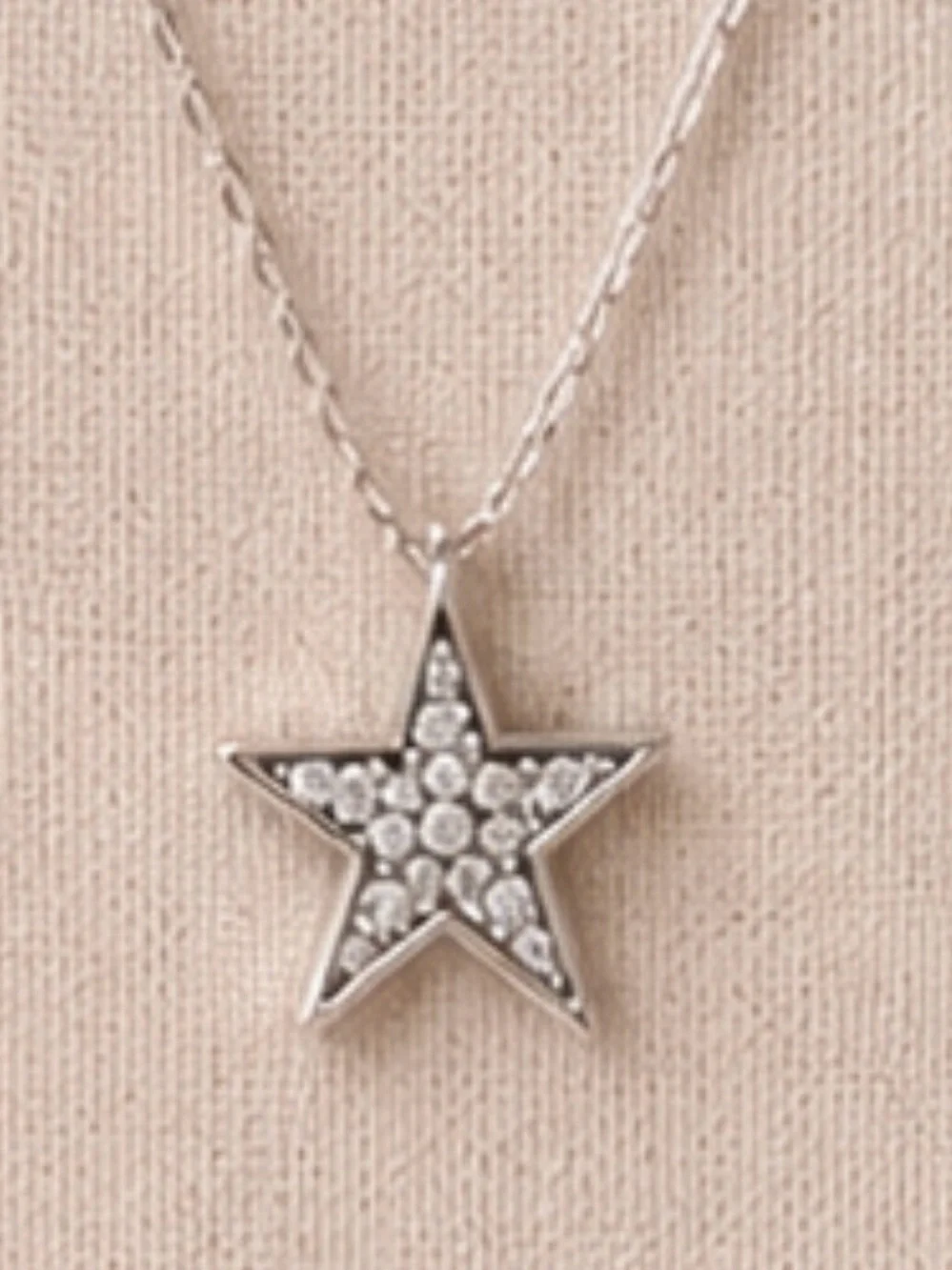 Kate Spade New York Dainty Sparkling Star Pendant Necklace – Silver Tone